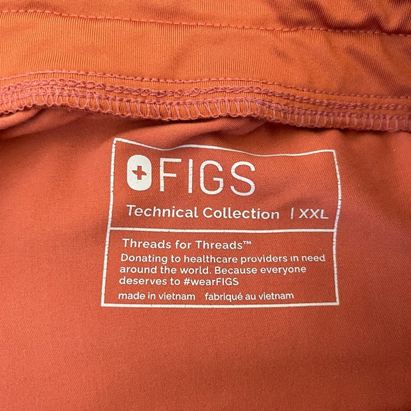 Women’s Figs Technical Collection Yola Skinny Scrub Pants Terracotta 2829 XXL - Picture 10 of 15